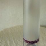 Soliflor in contemporary glass with enameled decor