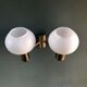 Pair of wall lamps 70s