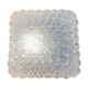 Chisled glass ceiling light