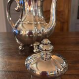 Service à thé et à café argent et porcelaine WMF