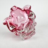 1960's Art Glass Bowl by Josef Hospodka for Chribska Glassworks, Czechoslovakia