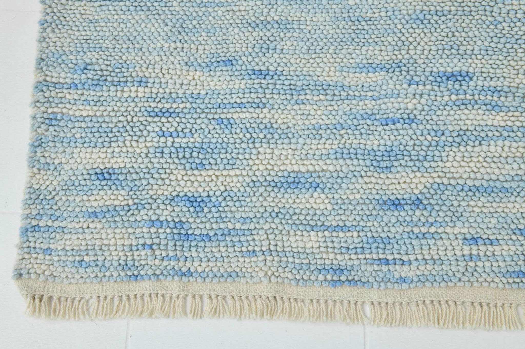 Grand tapis oushak bleu clair 8x11, 244x344cm