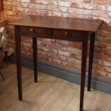 Oak side table 2 drawers or children's desk