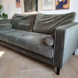 Vintage khaki sofa