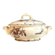 Small brown ironstone tureen by HB & Cie