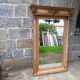 Carved wooden mirror, 168x112 cm