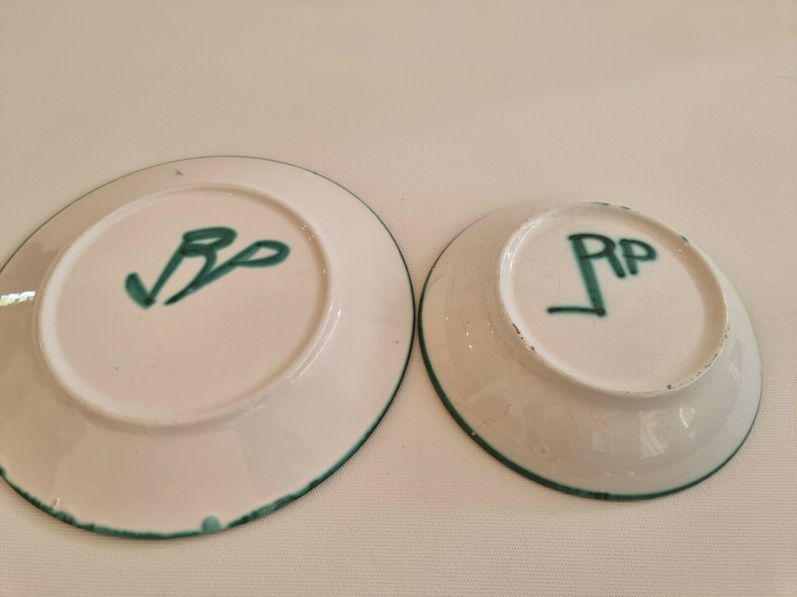 Robert Picault Vallauris no Capron - Cup and saucer small plate + bonus