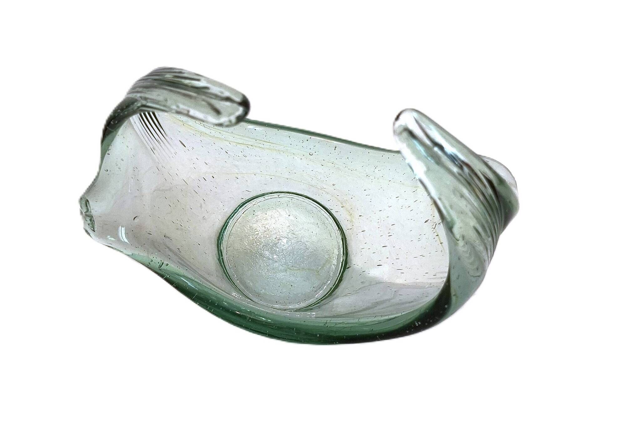 Blown glass bowl mid-century Murano type / Catch-all / Vase