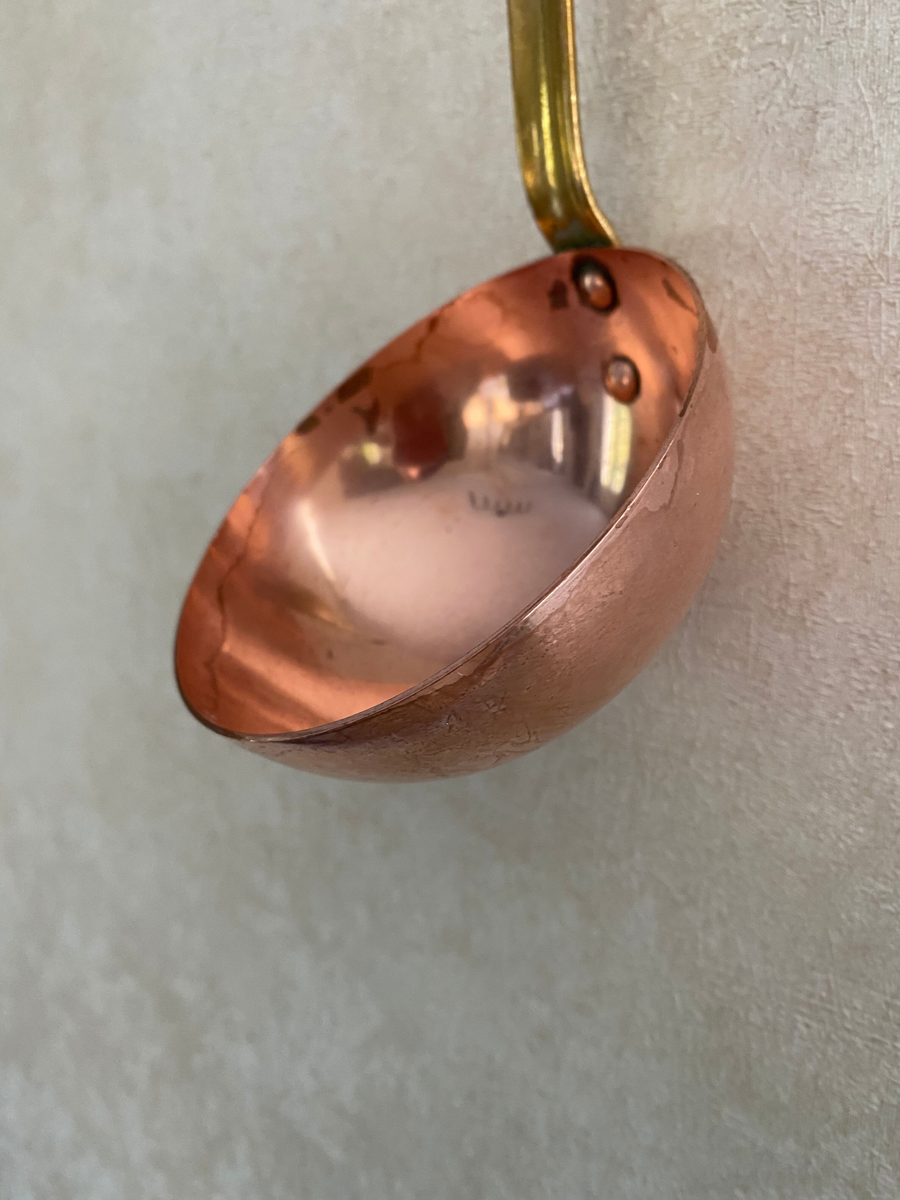 Vintage copper ladle