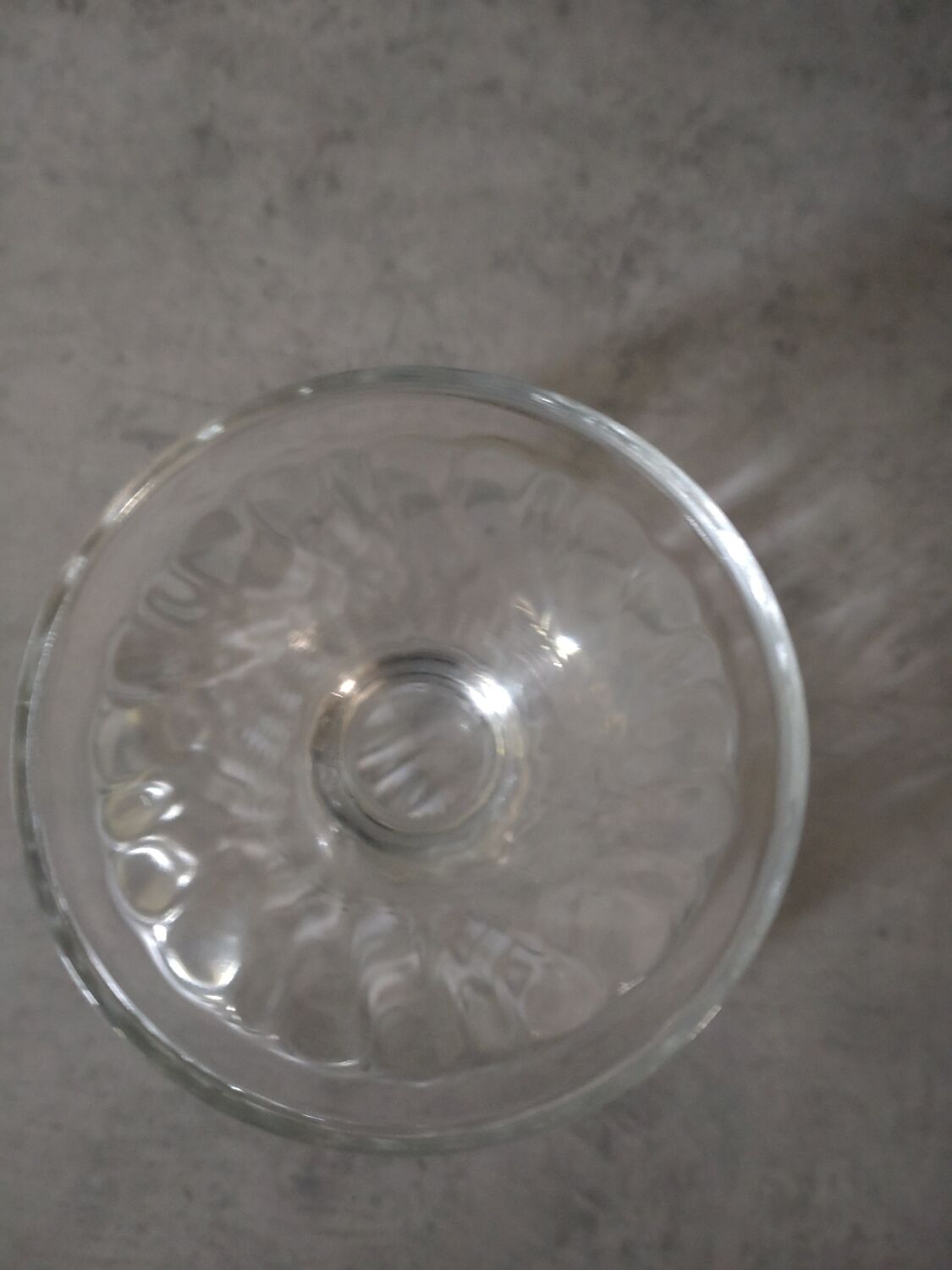 Set of 6 glass cups