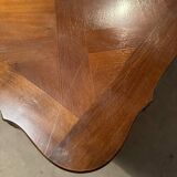 Large extendable dining table in Louis XV style – marquetry