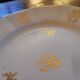 6 Sarreguemines dessert plates, Fleurs de France design. 1950s