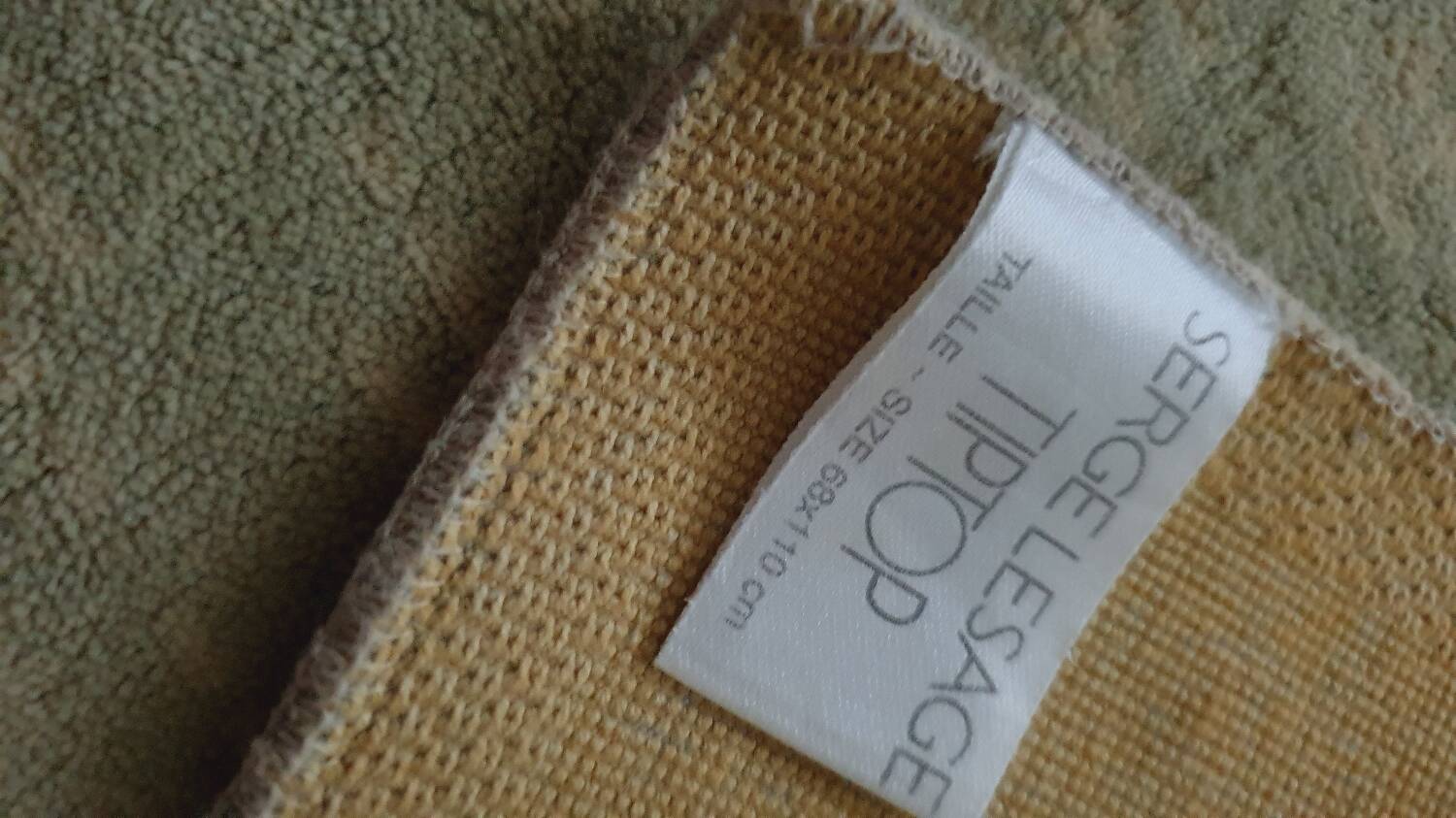 Cotton rug from the French house Serge Lesage
