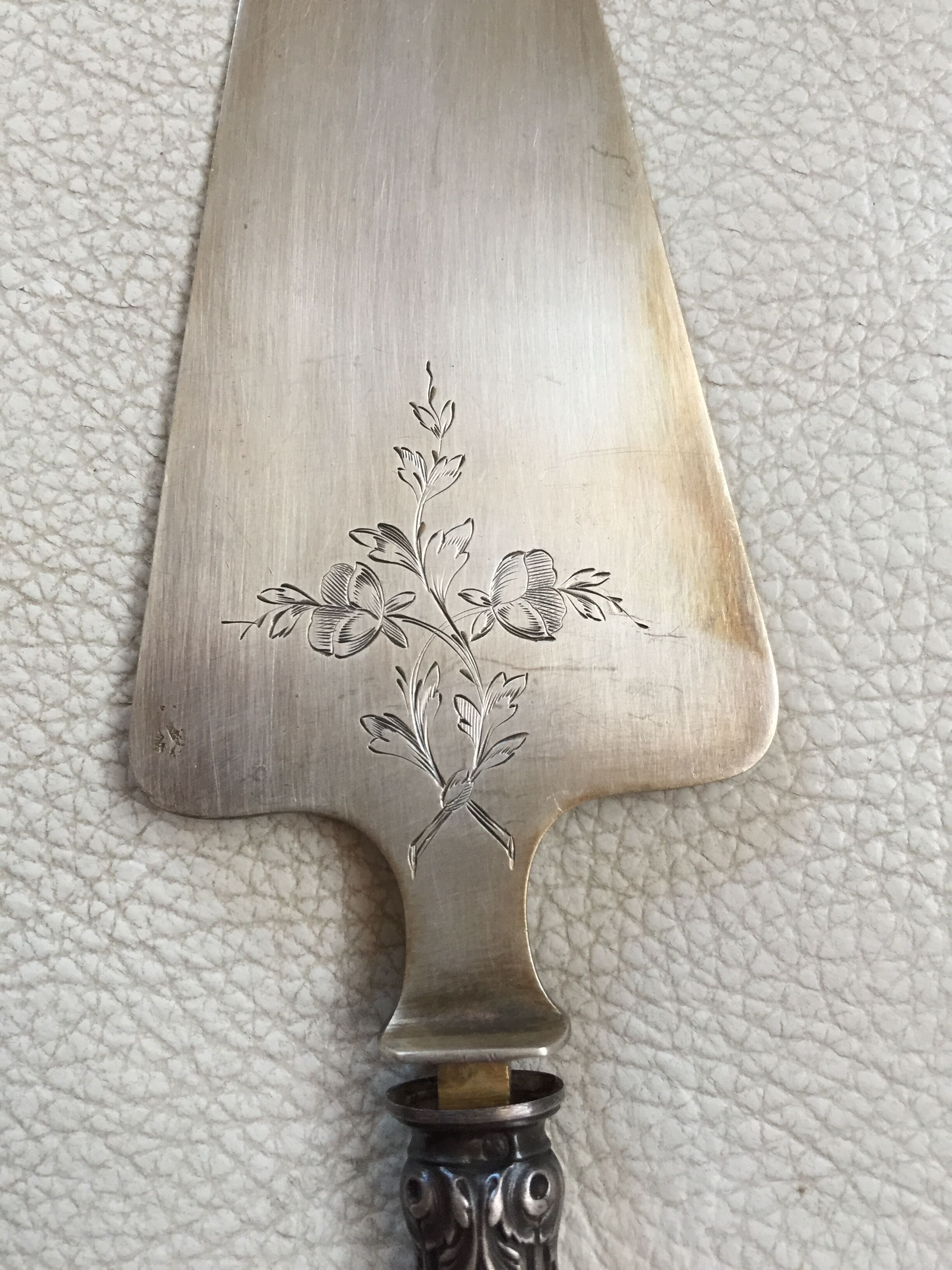 Silver pie shovel Napoleon III era