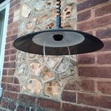 Scandinavian pendant light in perforated sheet metal