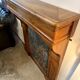 Antique Walnut Carved Wood Fireplace – Decorative Fireplace Mantel