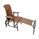 Chaise longue fauteuil rotin 1900's