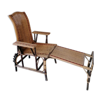 1900's rattan armchair lounge chair