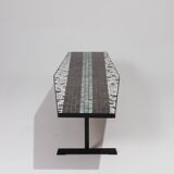 Hexagonal ceramic coffee table, 1930s