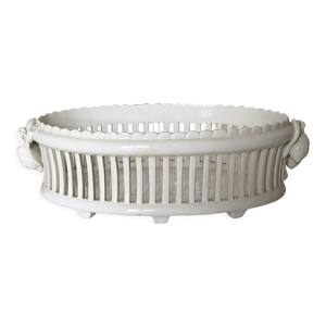 Coupe de fruit en faïence
