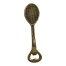 Bottle opener brass tennis racket