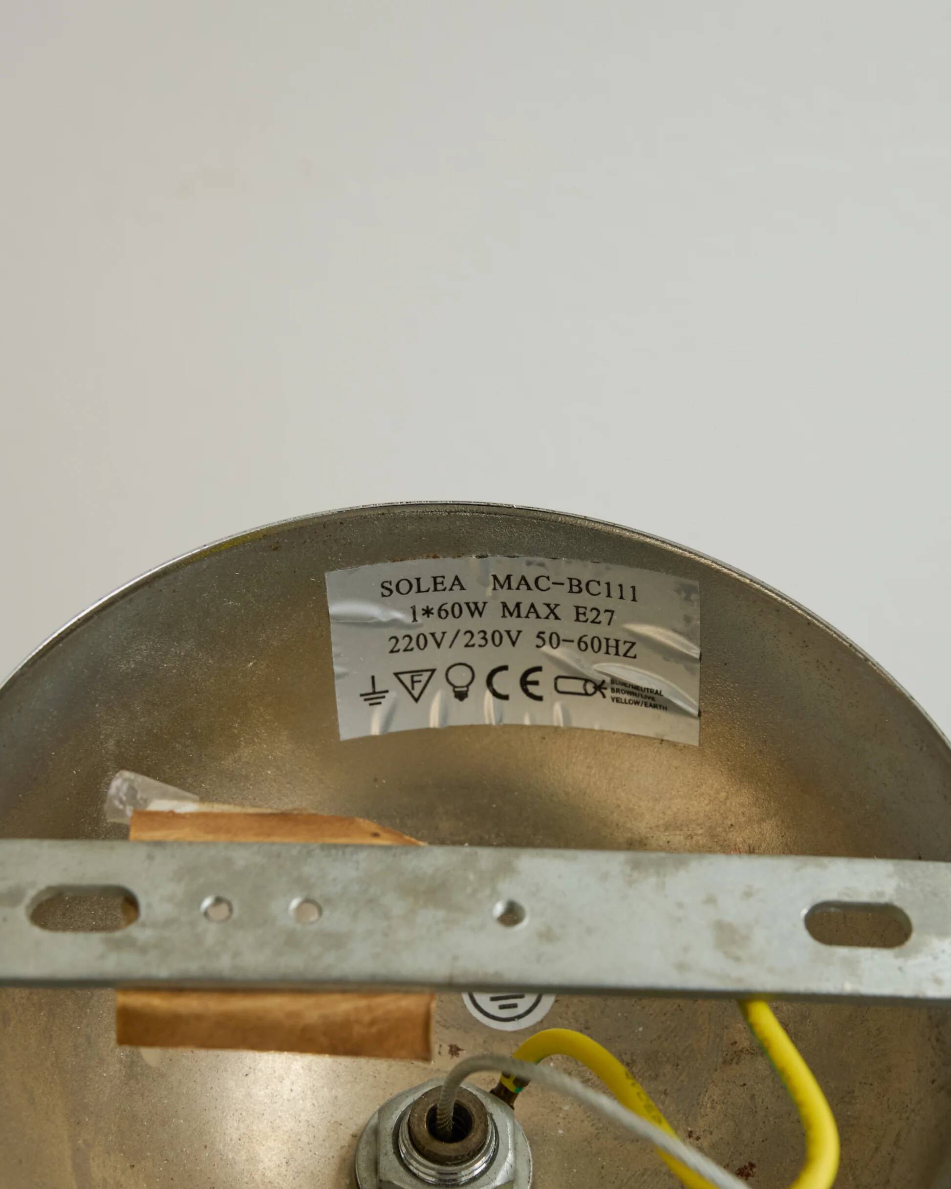 Suspension Space age in glass and opaline, 1970-1980