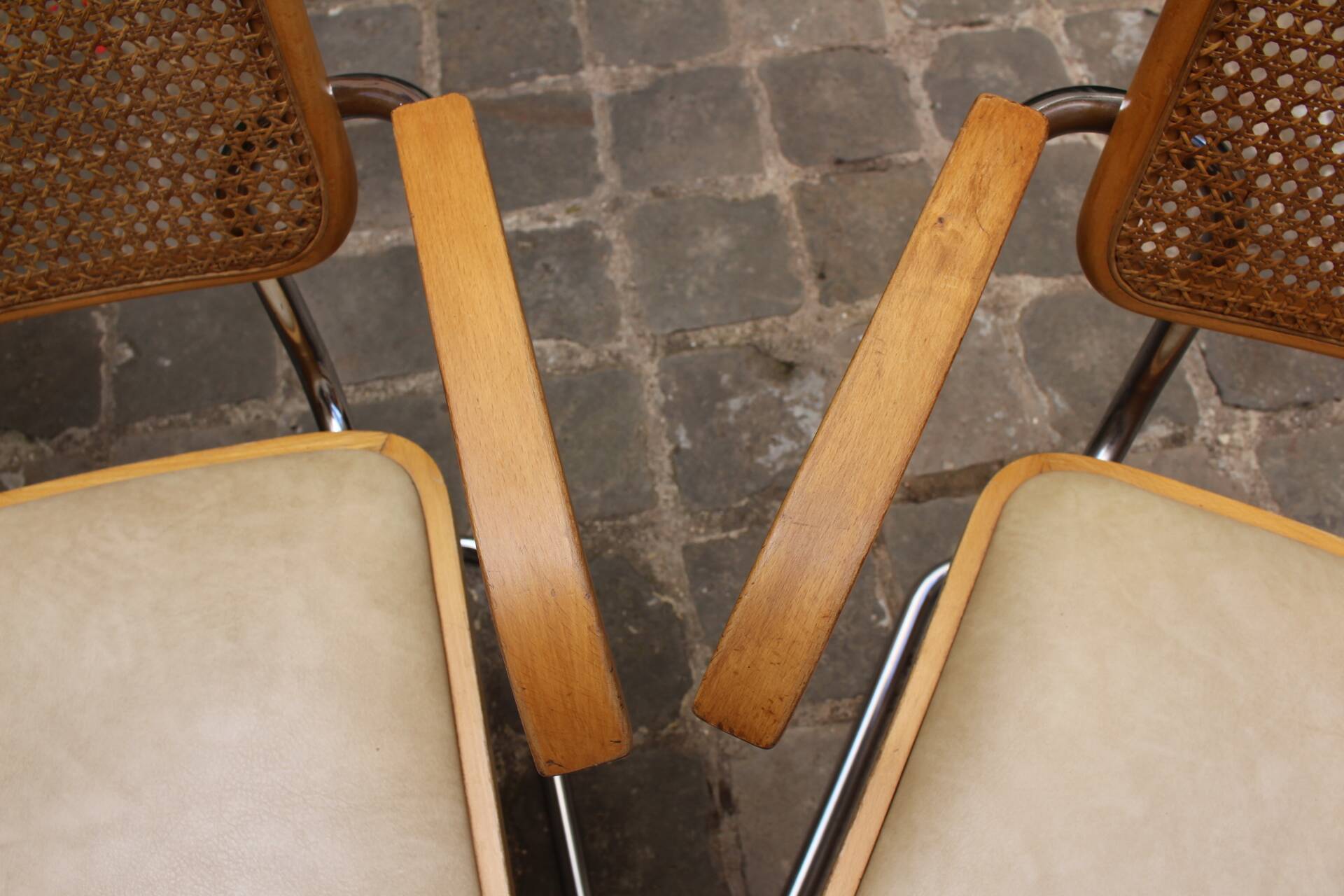 Cesca B64 x4 armchairs Marcel Breuer