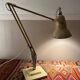 Original Anglepoise lamp by Herbert & Sons from around 1930/40 in sand colour.