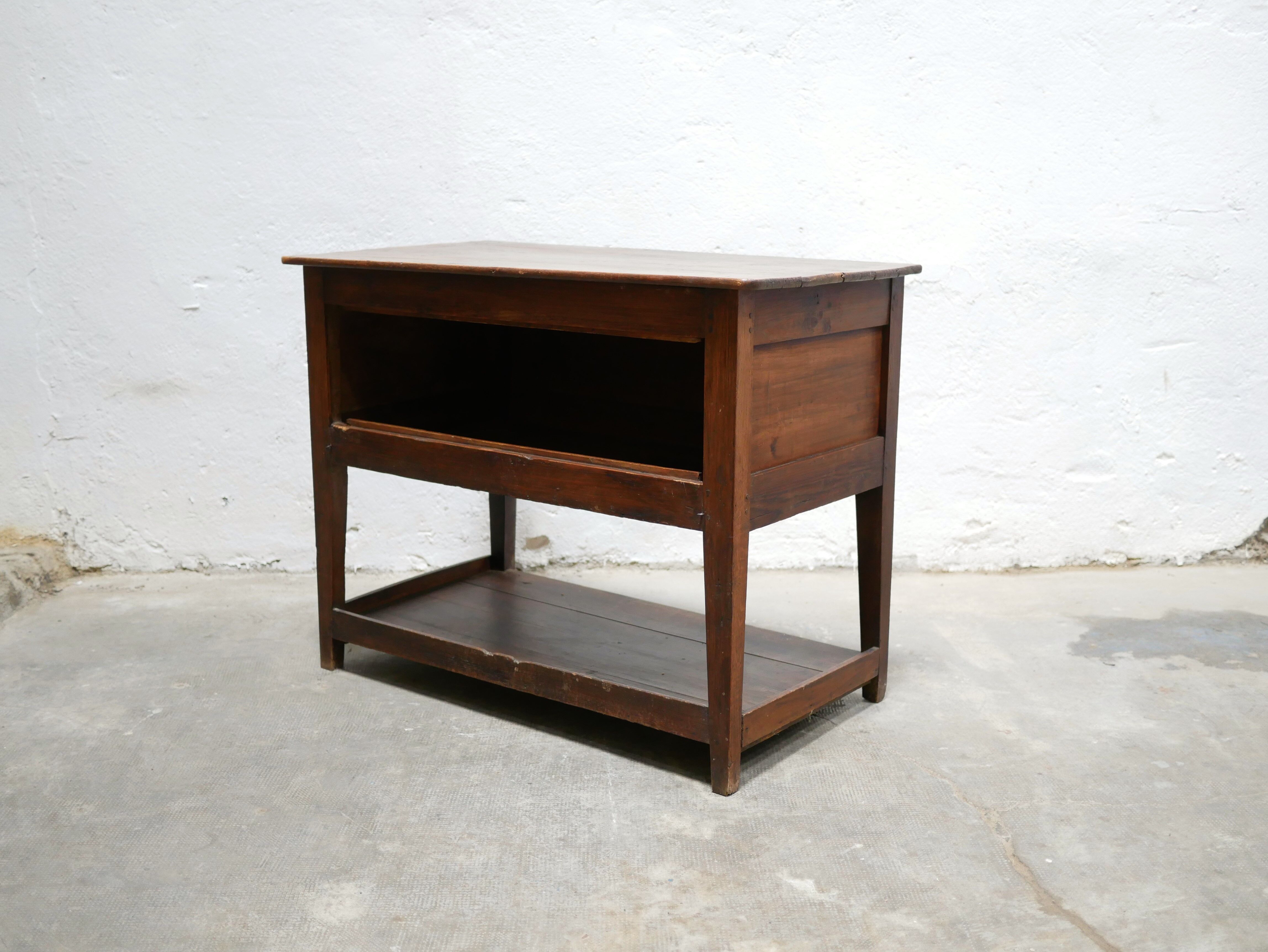 Wooden country storage cabinet