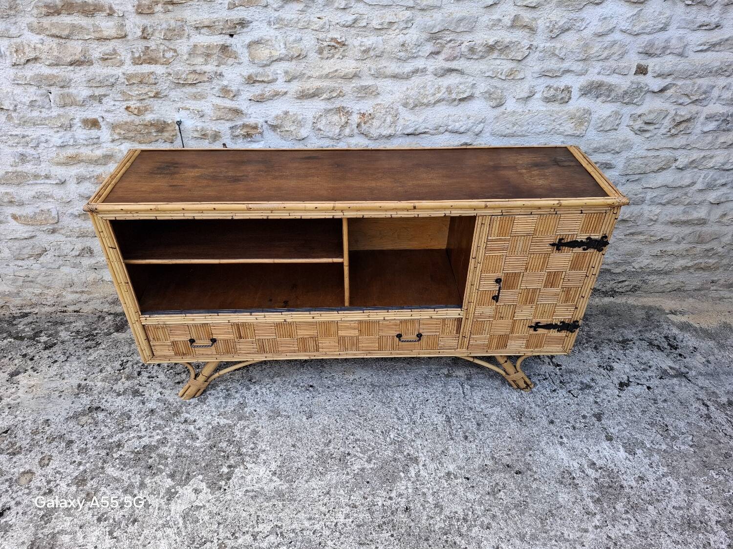 Bamboo sideboard