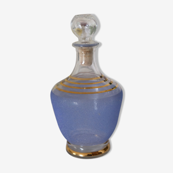 50s blue granite decanter