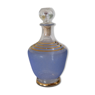 Carafe granité bleu années 50