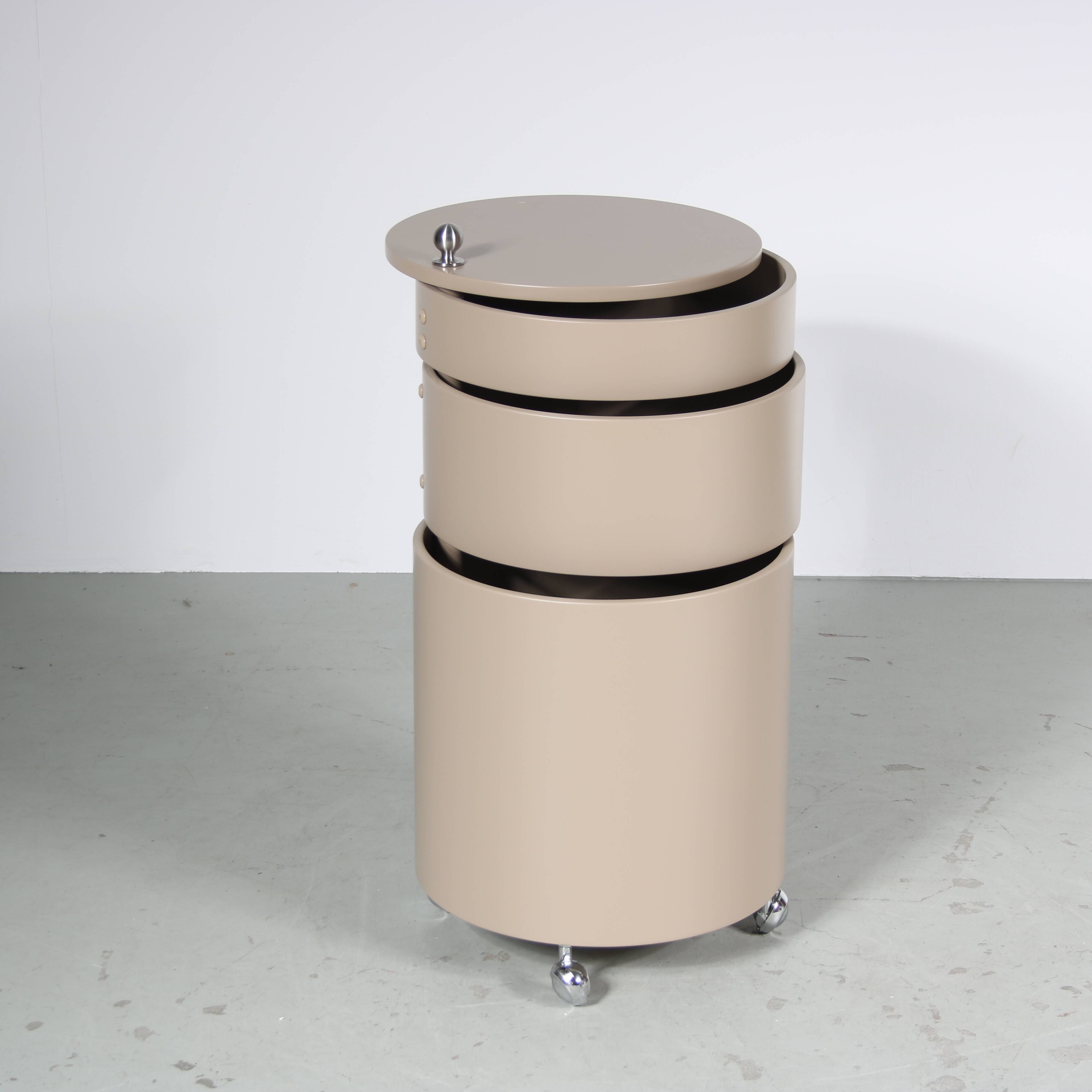 2020s Edition of 1960s “Barboy” Trolley by Verner Panton for VerPan, Denmark