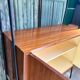 Modernist high buffet in mahogany and metal