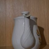 Flower teapot, handmade decoration.