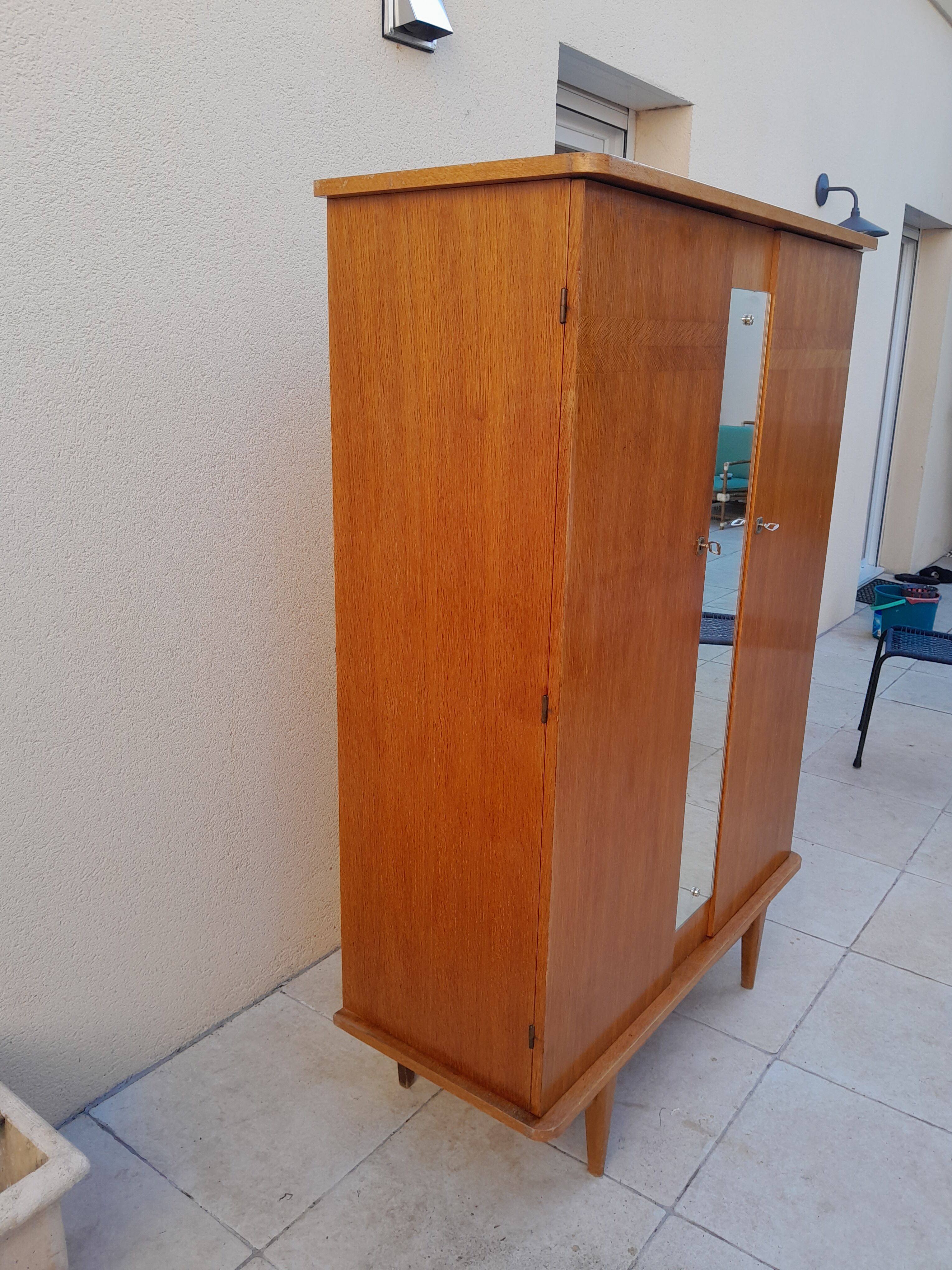Vintage Scandinavian wardrobe from the 50s 60s