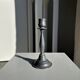 Pair of small fine candlesticks in tin H15.5
