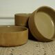 4 vintage gien sandstone cups for Le Creuset