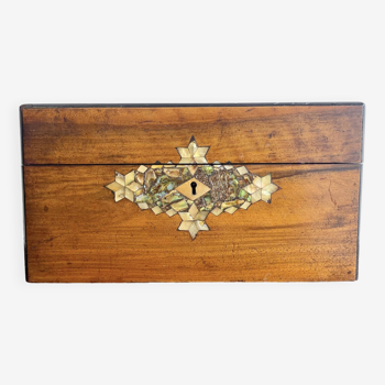Boîte à bijoux vintage en bois