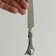 silver-plated cutlery with tulip design