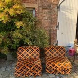 Vintage 70s modular sofa chairs
