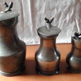 Set of 3 Pewter Mugs