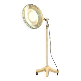 Large operating lamp, BBT, circa 1950 vintage floor lamp, loft