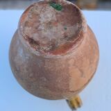 Yellow glazed grease pot 19th century South-West