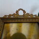 Double cadre photo diptyque bronze doré et laiton style Louis XVI - XIXème