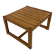 Vintage Wooden Coffee Table Karin Möbring for Ikea 70's Design