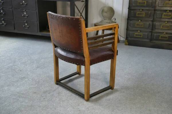 Fauteuil moderne cuir 1940’s