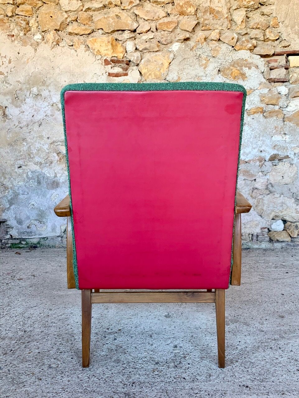 Vintage armchair in Scandinavian style circa 60