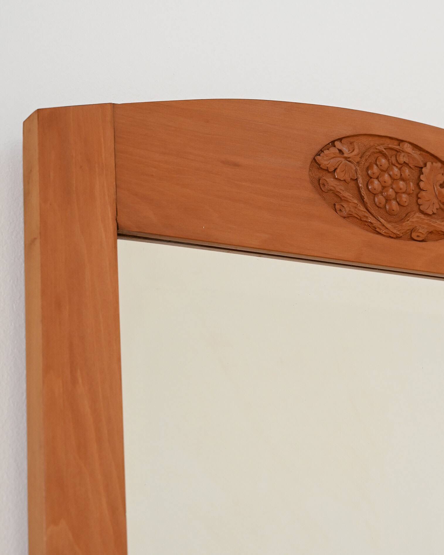 Birch wall mirror, Sweden, early 1900s