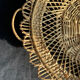 Woven wicker fruit or bread basket 1900